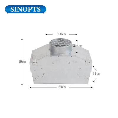 cubierta de conducto de aire galvanizada para calentador de agua de gas